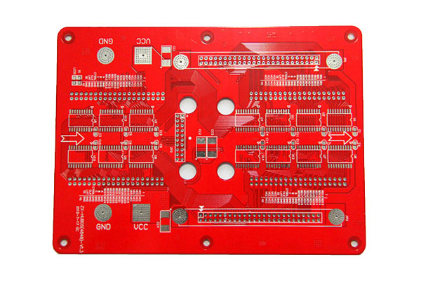 無鉛噴錫線路板,無鉛噴錫pcb電路板 無鉛噴錫紅油板,雙面紅油板